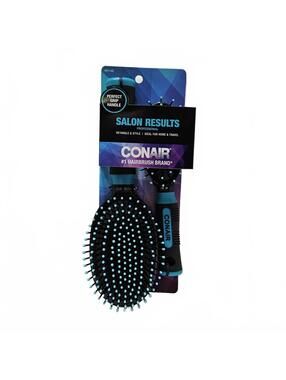 New Conair SalonResults Hairbrush Professional Detangling Brush Set Home&Travel